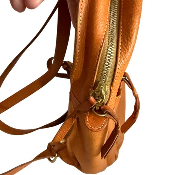 Il Bisonte Saddle Brown Leather Backpack - Picture 8 of 17